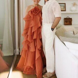 Aje Pandorea Layered Maxi Dress